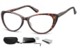 Plusy Okulary Do Czytania damskie Kocie MR64A moc: +3,5