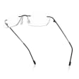 Plusy +2.00 bezramkowe okulary do czytania i komputera z filtrami Antyreflex + Blue Light STL275 czarne