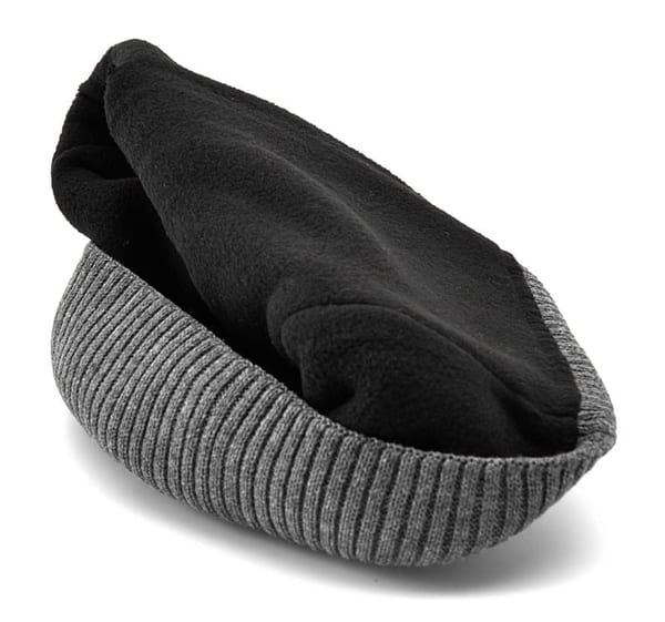 Męska Zimowa Czapka Szara z polarem - L/XL 2MORO ST-539B