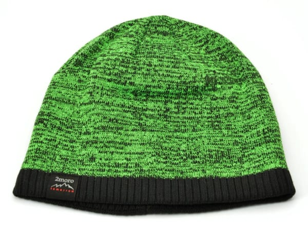 Męska Zimowa Czapka Zielono-czarna z polarem - L/XL TOMORROW ST-511