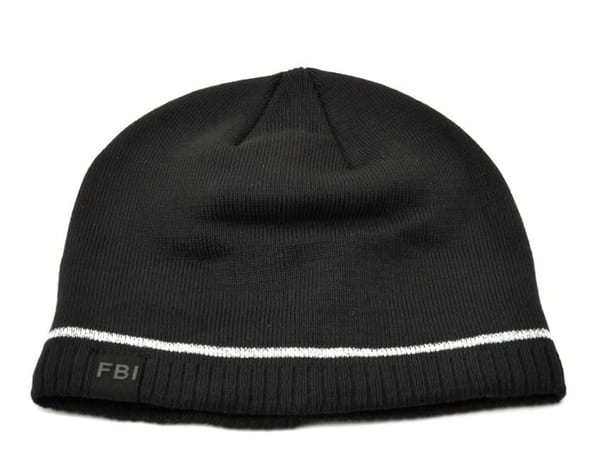 Męska Zimowa Czapka Czarna z polarem - L/XL FBI ST-533B