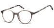 Okulary oprawki zerówki korekcyjne lenonki Unisex Sunoptic AC23H szary + szary szylkret