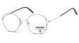 Lenonki okulary  Oprawki optyczne MM598A niebiesko-srebrne