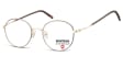 Lenonki okulary  Oprawki optyczne MM598E brązowo-złote