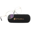 Damskie okulary z filtrem zerówki oversize z ANTYREFLEKSEM T7585