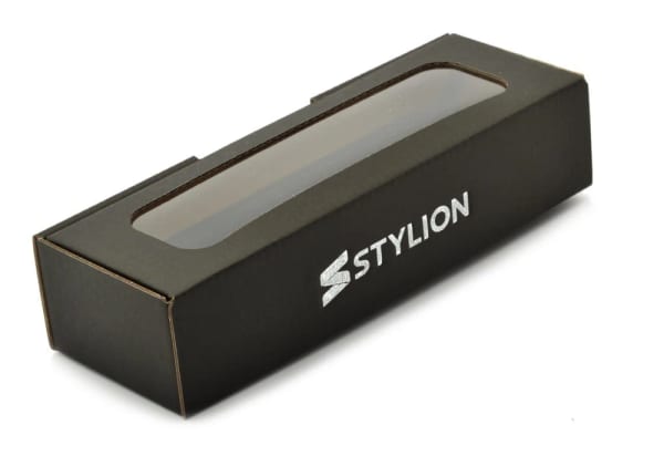 Pasek parciany szaro-granatowy STYLION - ST-27