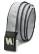 Pasek parciany szaro-granatowy STYLION - ST-27