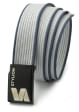 Pasek parciany szaro-granatowy STYLION - ST-27