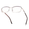 Plusy +2.50 Fotochromowe korekcyjne okulary do czytania z flexami ST334 złoty/brąz