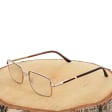 Plusy +3.50 Fotochromowe korekcyjne okulary do czytania z flexami ST334 złoty/brąz
