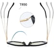 Kocie Okulary damskie  z filtrem BLUE Light do komputera zerówki 2546