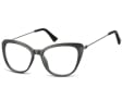 Okulary oprawki zerówki korekcyjne Kocie Oczy Sunoptic AC8 czarne