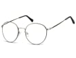 Lenonki okrągłe Okulary oprawki optyczne 915D grafitowo-czarne