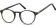 Okrągłe okulary oprawki zerowki korekcyjne Sunoptic AC43