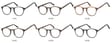 Okrągłe okulary oprawki zerowki korekcyjne Sunoptic AC43