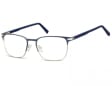 Okulary oprawki optyczne korekcyjne Sunoptic 917A granatowo-srebrne