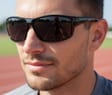 Męskie sportowe okulary przeciwsłoneczne czarne z polaryzacją SPD190A