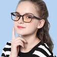 Dziecięce okulary do komputera BLUE LIGHT z filtrem światła niebieskiego 2550A