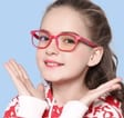 Ochronne okulary do komputera dziecięce BLUE LIGHT z filtrem światła niebieskiego 2550D