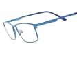 Niebieskie męskie okulary do komputera BLUE LIGHT zerówki 2553D