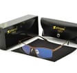 Brązowe męskie okulary do komputera BLUE LIGHT zerówki 2553E