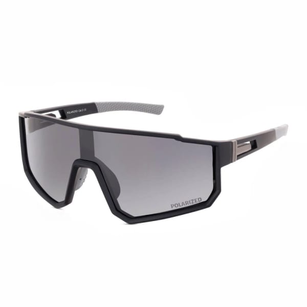 Sportowe okulary przeciwsłoneczne z polaryzacją i filtrem UV400 Czarne POL-464
