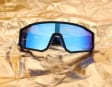 Sportowe okulary przeciwsłoneczne z polaryzacją i filtrem UV400 POL-465 Black/Blue