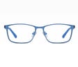 Męskie niebieskie okulary do komputera BLUE LIGHT zerówki 2554C