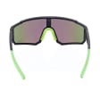 Sportowe okulary przeciwsłoneczne z polaryzacją i filtrem UV400 POL-465C Black/Green