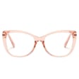 Okulary kocie do komputera damskie z filtrem BLUE Light zerówki 2564-3