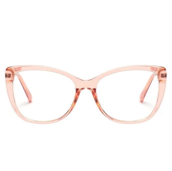 Okulary kocie do komputera damskie z filtrem BLUE Light zerówki 2564-3