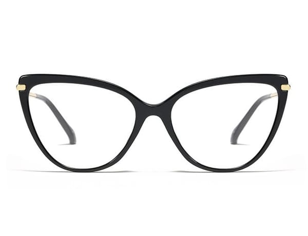 Okulary kocie do komputera damskie z filtrem BLUE Light zerówki 2563