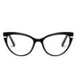 Okulary kocie do komputera damskie z filtrem BLUE Light zerówki 2567