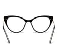 Okulary kocie do komputera damskie z filtrem BLUE Light zerówki 2567