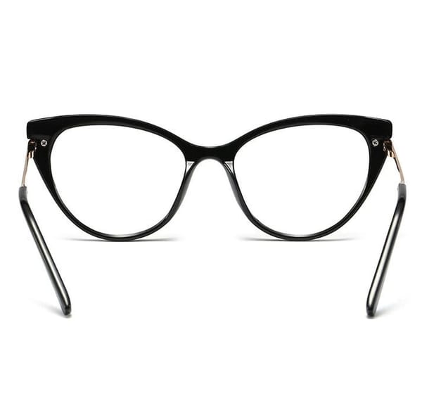 Okulary kocie do komputera damskie z filtrem BLUE Light zerówki 2567