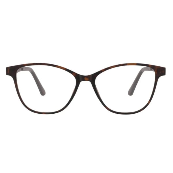 Damskie okulary pod korekcję z polaryzacyjną Nakładką przeciwsłoneczną na magnes CLIP-TRC-189B-2