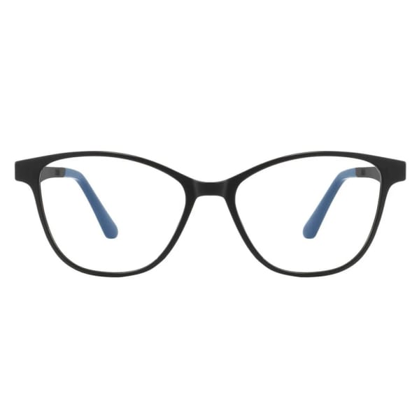 Damskie okulary pod korekcję z polaryzacyjną Nakładką przeciwsłoneczną na magnes CLIP-TRC-189C-1