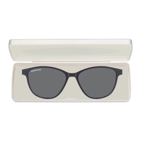 Damskie okulary pod korekcję z polaryzacyjną Nakładką przeciwsłoneczną na magnes CLIP-TRC-189C-1