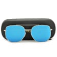 Kwadratowe okulary przeciwsłoneczne Lustrzane Pilotki Aviator STR-492