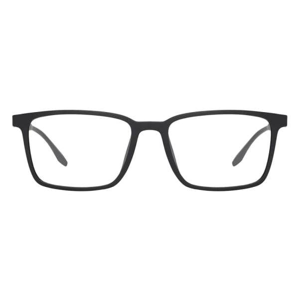 Prostokątne okulary pod korekcję z polaryzacyjną Nakładką przeciwsłoneczną na magnes CLIP-TRC-185-1