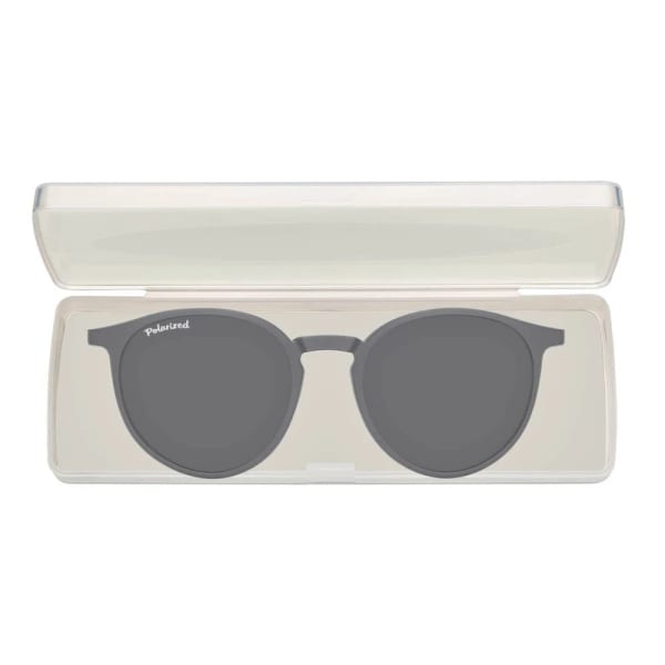 Okulary Lenonki pod korekcję z polaryzacyjną Nakładką przeciwsłoneczną na magnes CLIP-TRC-195B-1