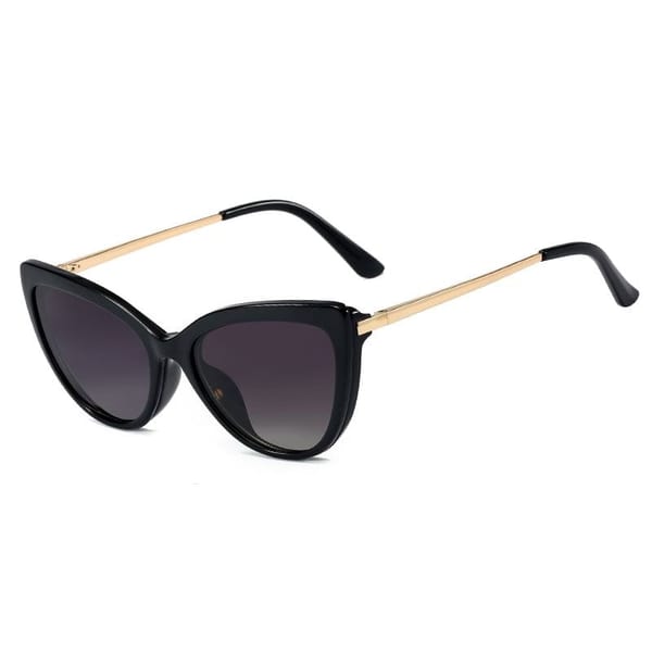 Damskie kocie okulary do komputera z nakładką przeciwsłoneczną Clip-on 2593
