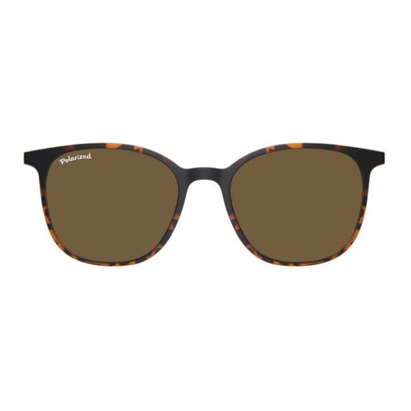 Owalne okulary panterkowe pod korekcję z polaryzacyjną nakładką przeciwsłoneczną CLIP-TRC-194A-2