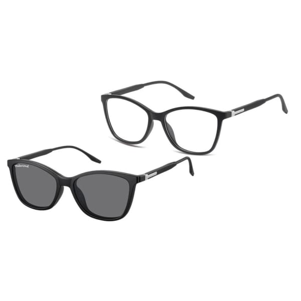 Damskie okulary pod korekcję z polaryzacyjną Nakładką przeciwsłoneczną na magnes CLIP-TRC-186-1