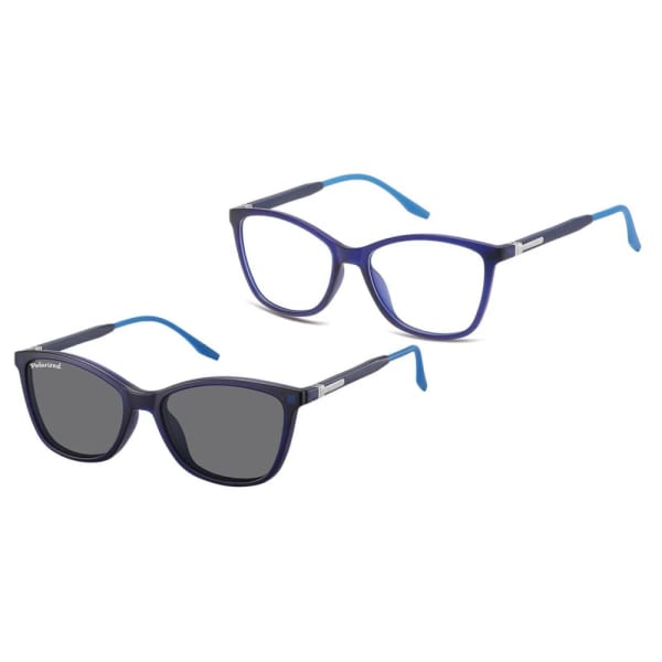 Damskie okulary pod korekcję z polaryzacyjną Nakładką przeciwsłoneczną na magnes CLIP-TRC-186B-1