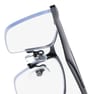 Żyłkowe okulary do komputera męskie TV smartfona BLUE LIGHT zerówki czarne 2597A