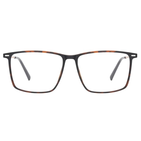 Prostokątne okulary pod korekcję z polaryzacyjną Nakładką przeciwsłoneczną na magnes CLIP-TRC-196A-2