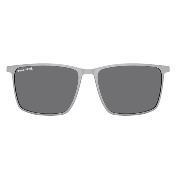 Prostokątne okulary pod korekcję z polaryzacyjną Nakładką przeciwsłoneczną na magnes CLIP-TRC-196C-1