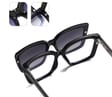 2w1 Okulary damskie do komputera z nakładką przeciwsłoneczną na magnes Clip-On 25134