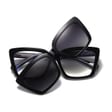 2w1 Okulary damskie do komputera z nakładką przeciwsłoneczną na magnes Clip-On 25134